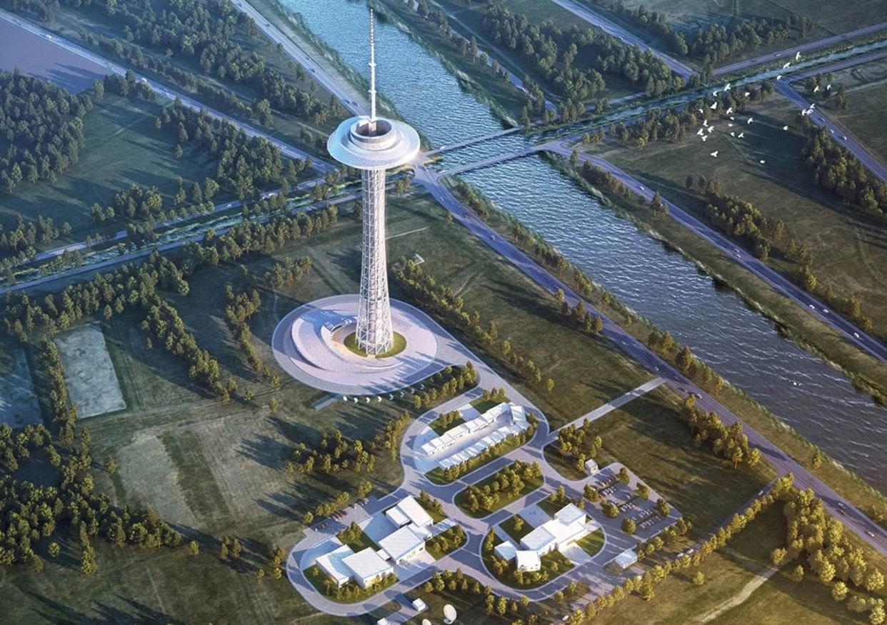 建設(shè)西北 打造標桿丨昇輝參建的寧夏廣播電視傳輸發(fā)射基地遷建項目成功封頂